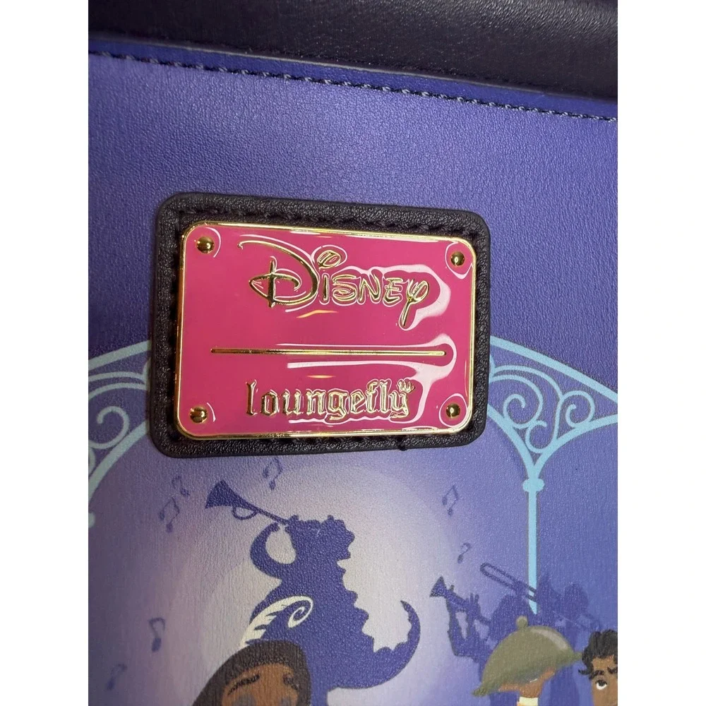 NWT Loungefly Disney Princess & The Frog Tiana's Place Crossbody Satchel Bag